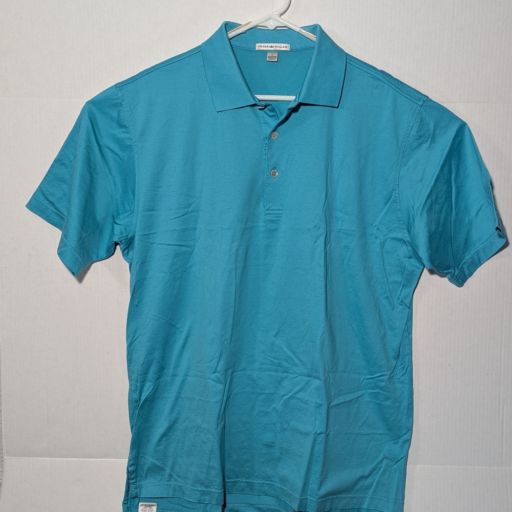 Peter Millar Blue Polo Shirt Classic Design